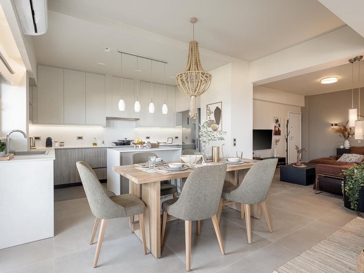 Emmanuel'S Sea View Luxury Apartment كيساموس المظهر الخارجي الصورة